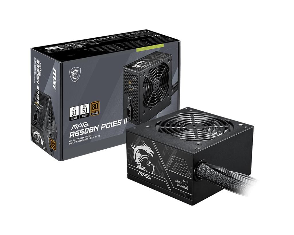 Power Supply Unit 650 W 20+4 - MAG A650BN PCIE5 II