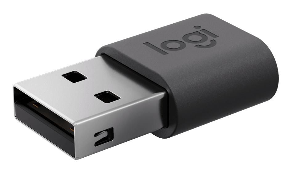 LOGI USB-A to C Adaptor Graphite - 956-000169