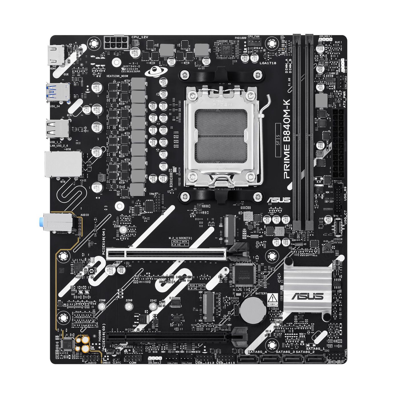 ASUS AMD B840 micro-ATX motherboard DDR5 - 90MB1PK0-M0EAY0