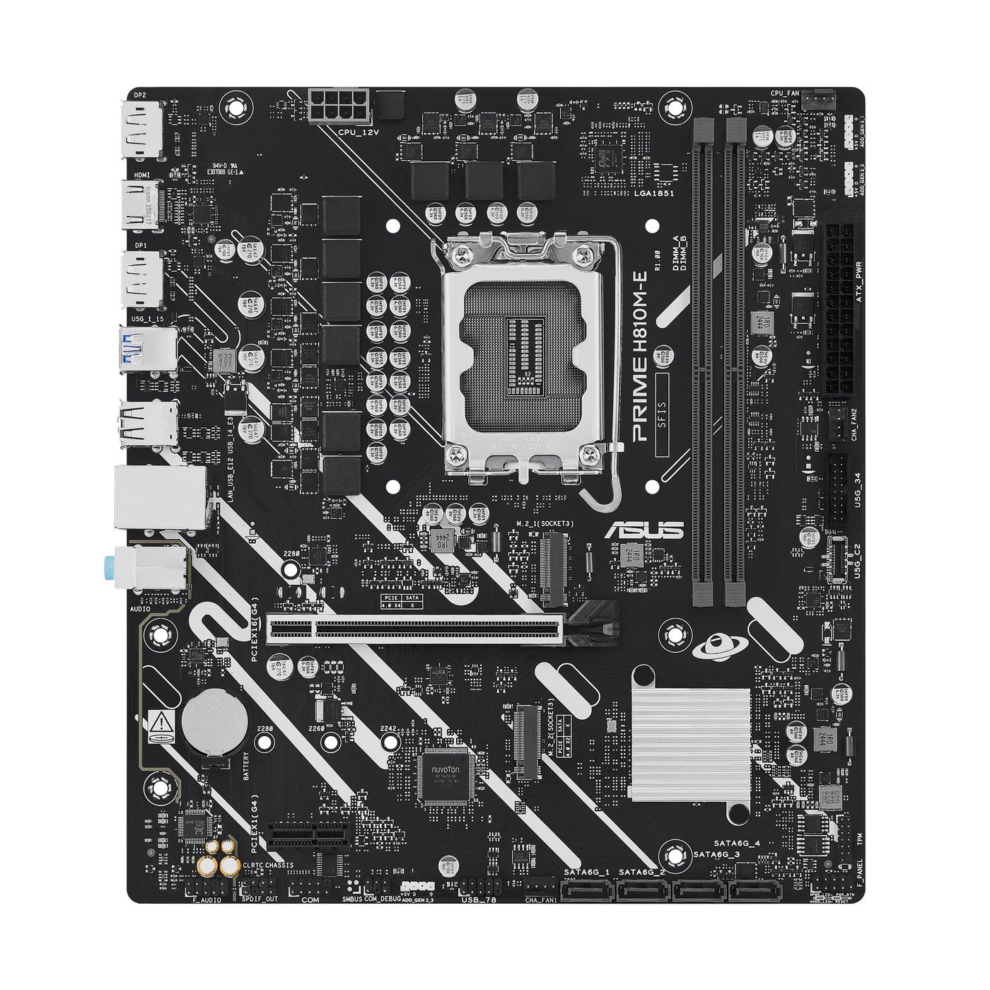ASUS PRIME H810M-E-CSM Micro-ATX MB - 90MB1N20-M0EAYC