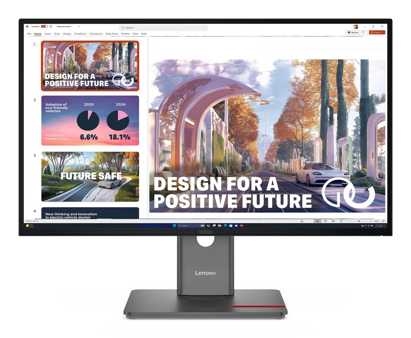 LENOVO TV P27QD-40 27p Monitor HDMI - 64B3GAR2EU