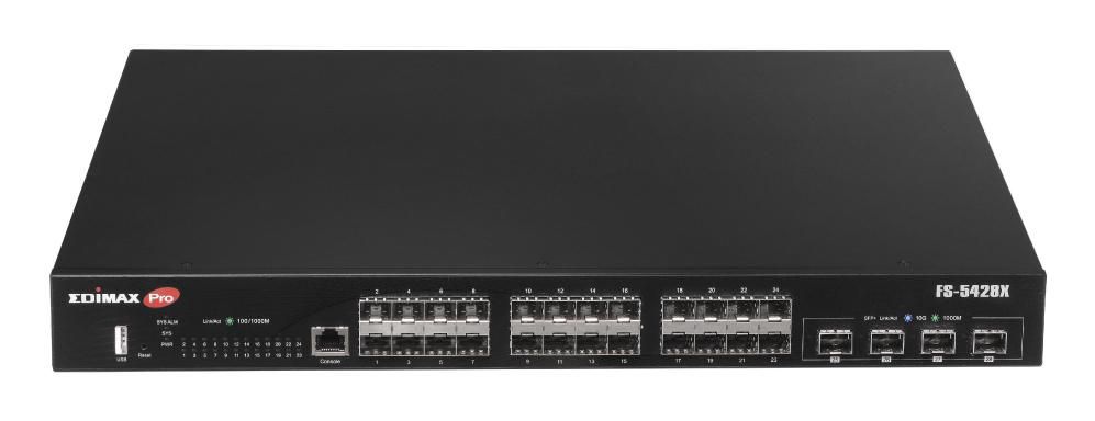 Network Switch Managed L2+ 1U