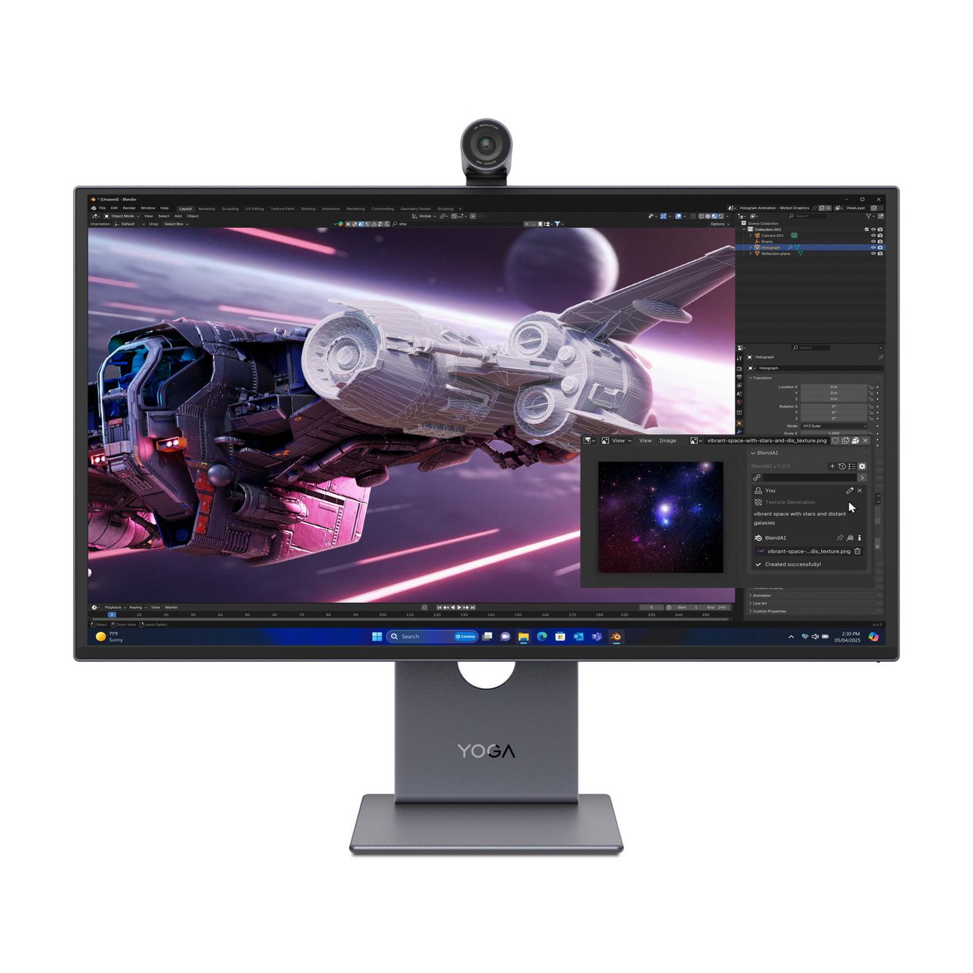 Yoga Pro 27UD-10 27" UHD QD-OLED 120Hz - 67E5RAC2EU
