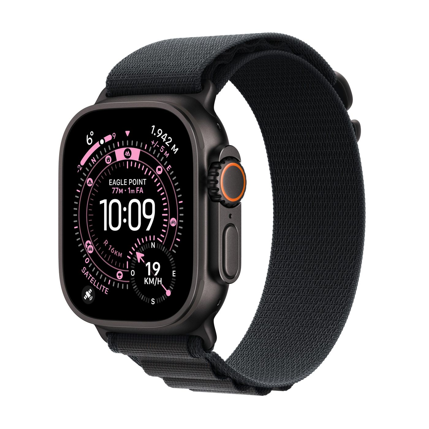 Apple Watch Ultra3 49 Bk Ti Bk Alp L - MF0X4QF/A