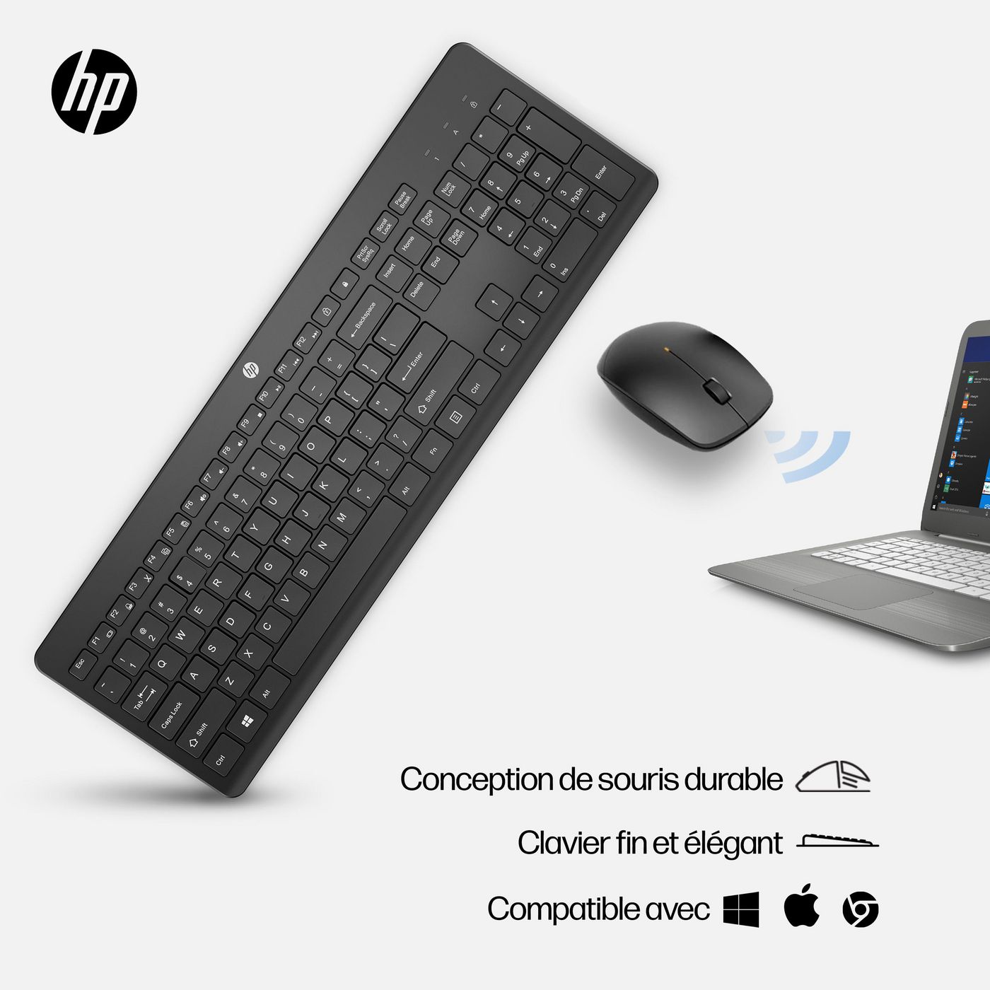 HP 230 Wireless Mouse and Keyboard Combo - French