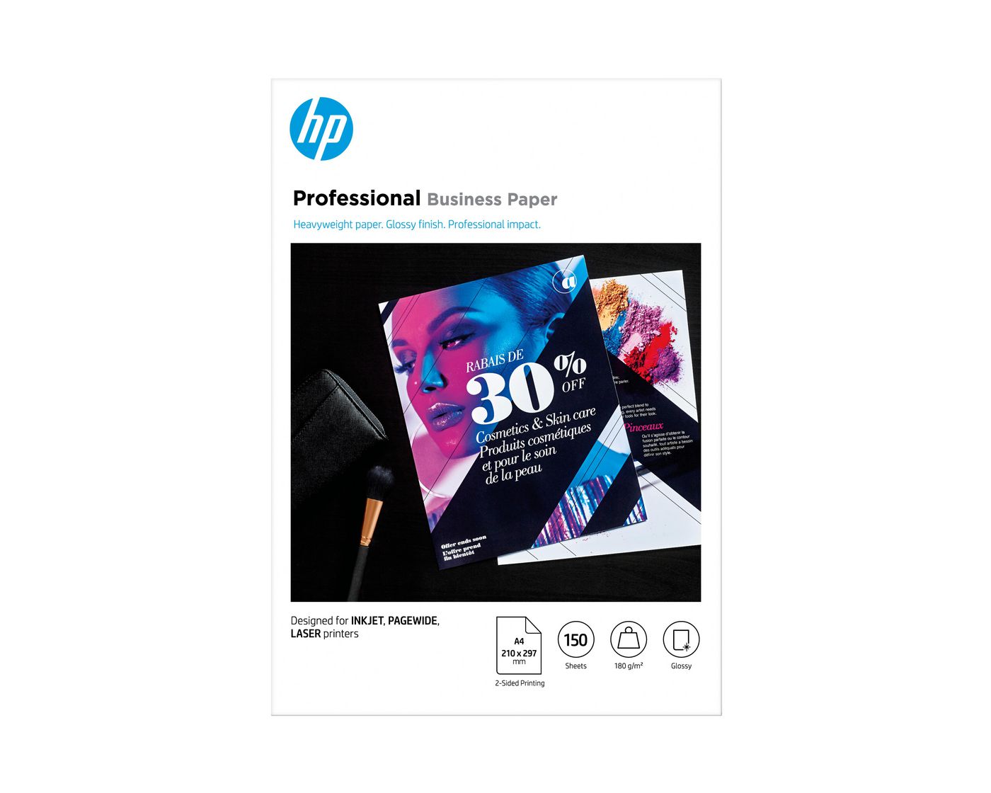 HP Prof Biz Gls 180G A4 150Sh