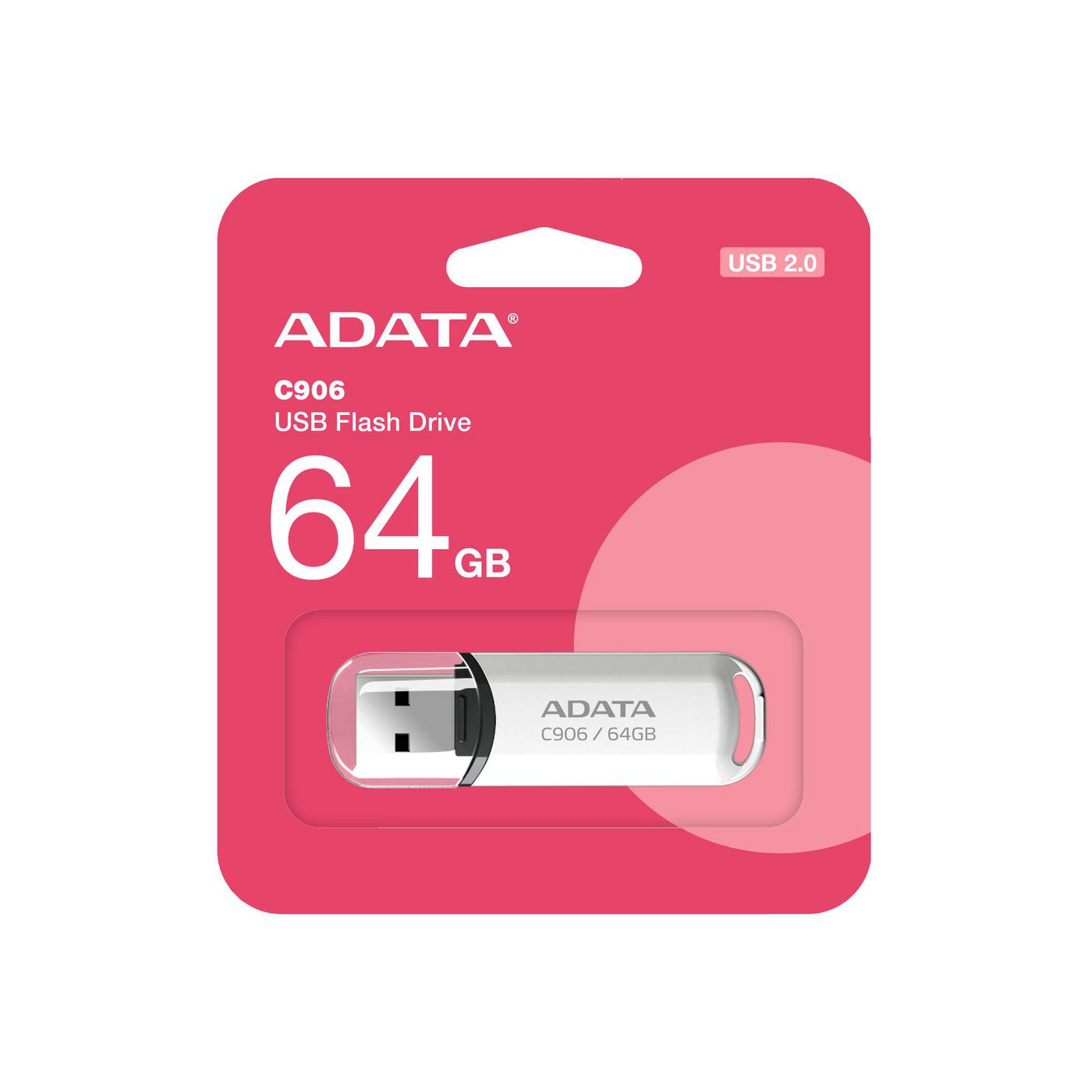 64GB C906 Compact USB Flash - AC906-64G-RWH