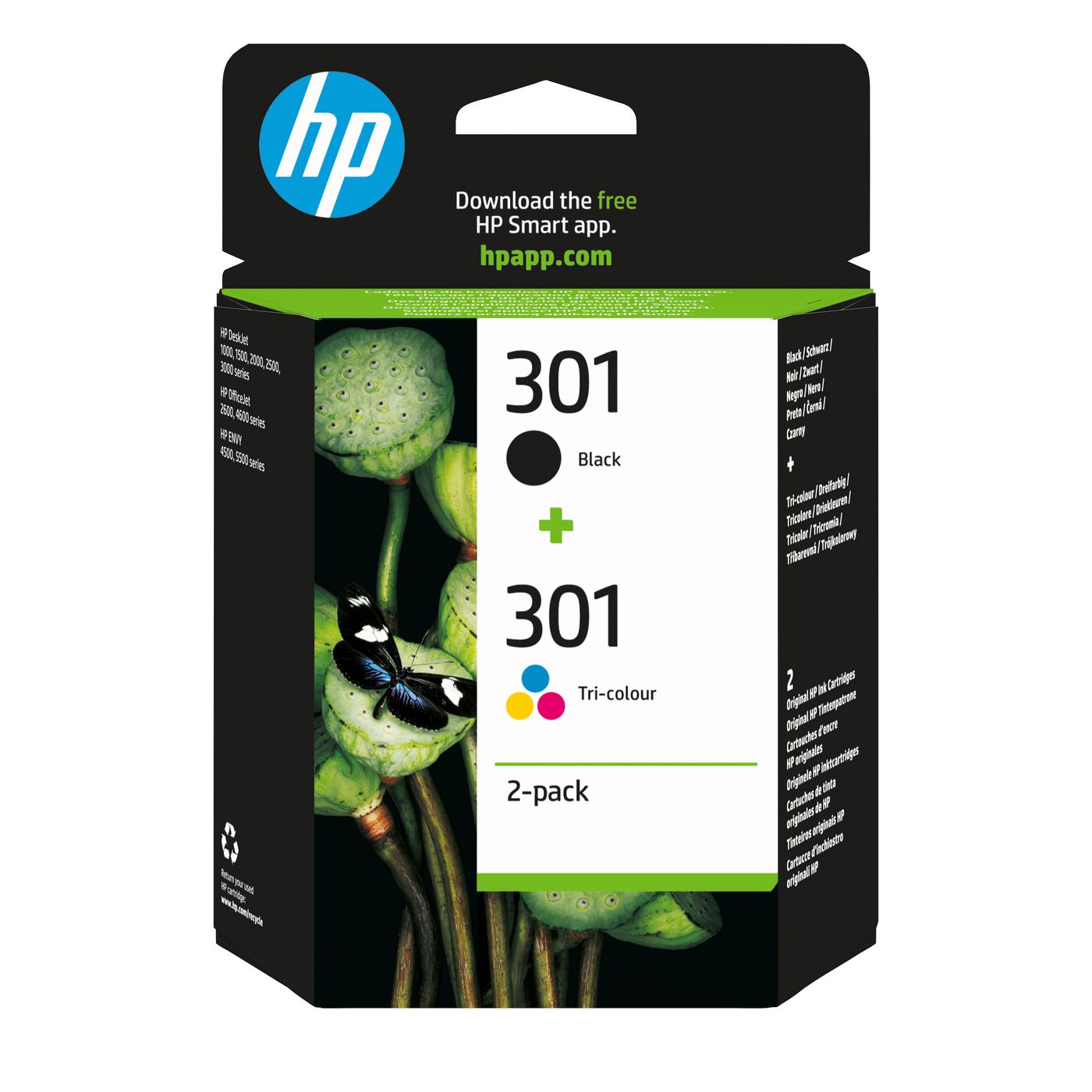 301 2-Pack Black/Tri-Color - N9J72AE#30N