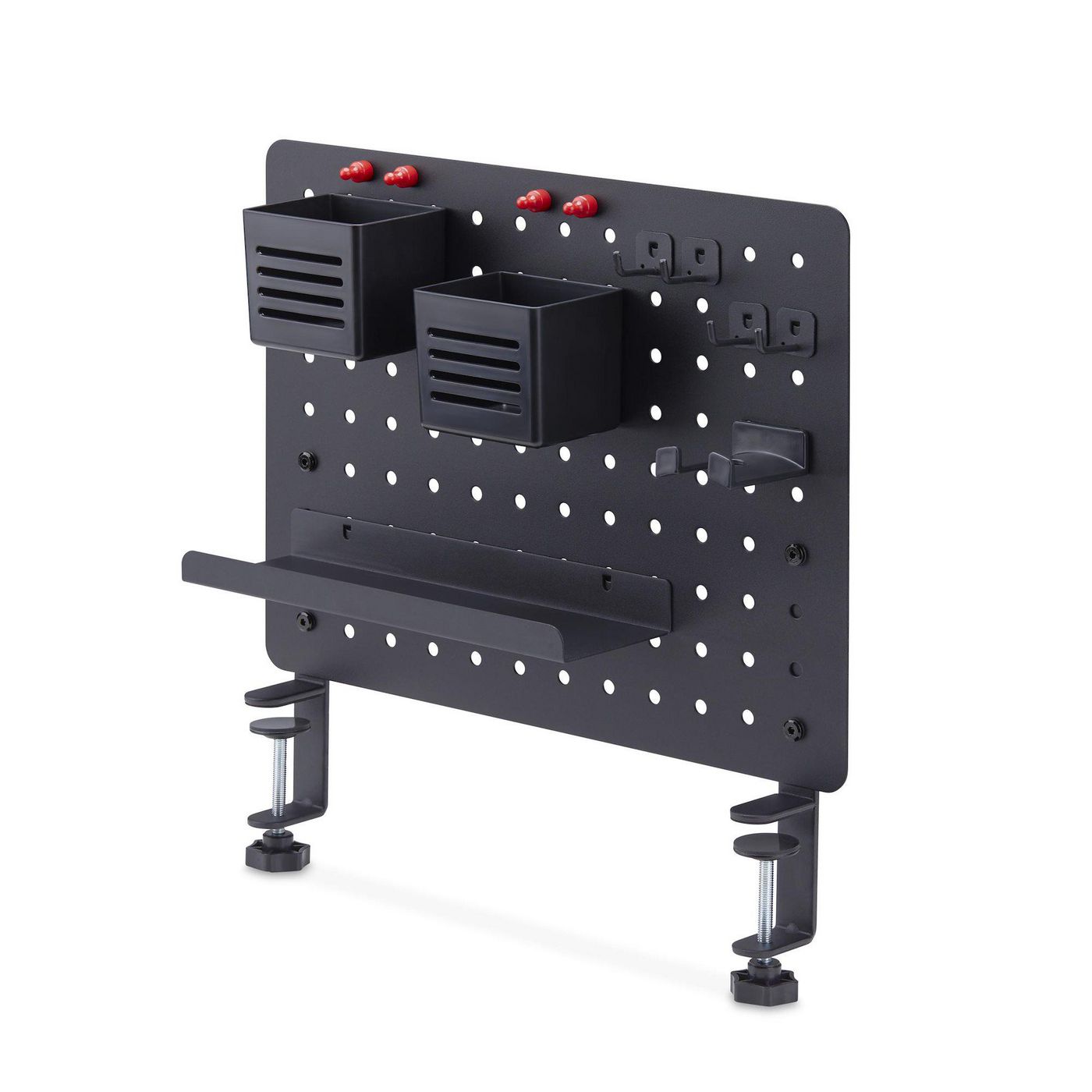 Clamp-On Pegboard Desktop Organizer - 1612B-DESK-PEGBOARD
