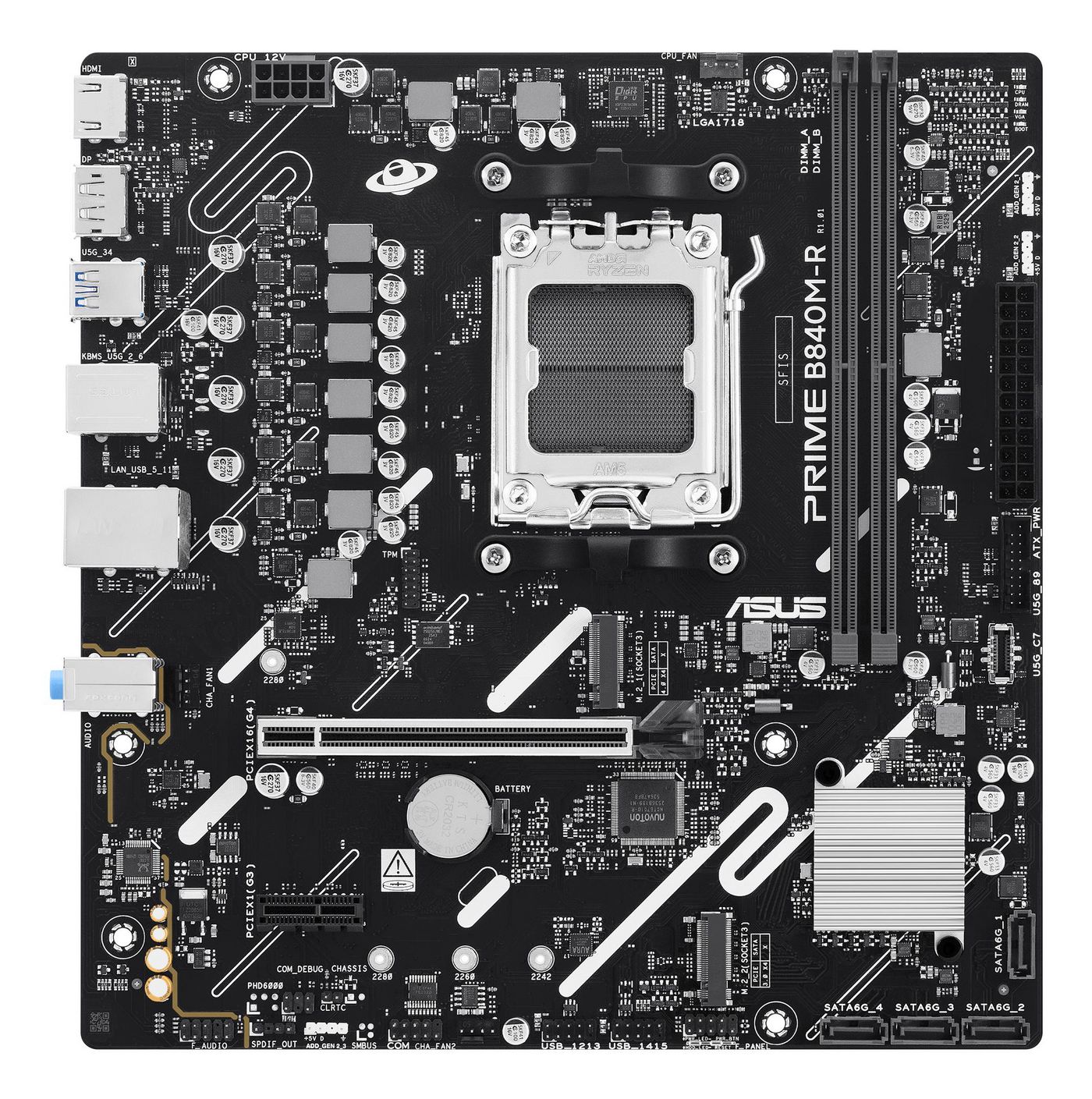 ASUS B840 AMD mATX motherboard DDR5 - 90MB1PT0-M0EAY0