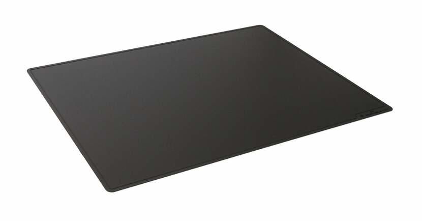 Durable Desk Mat Non-Slip With Contoured Edges PP 53x40cm Black - 713201