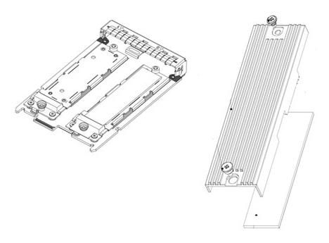 Sgl M.2 Interposer Card Cust Install - 490-BLDD