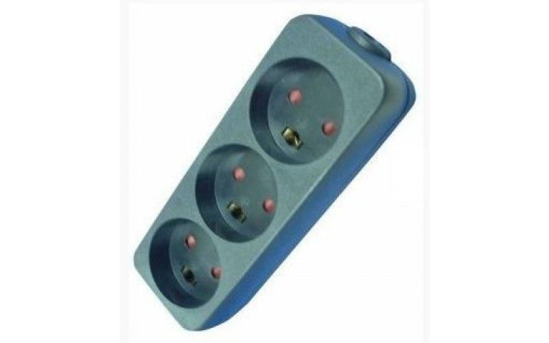 Danish power strip 3-way 1,5