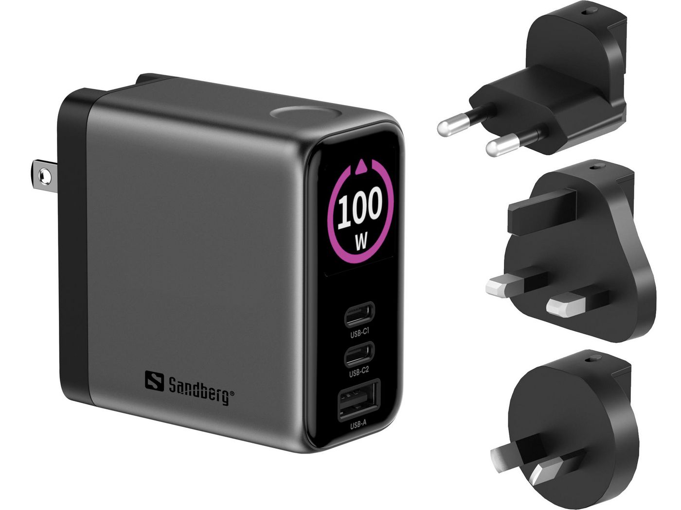 Travel Charger PD100W Display