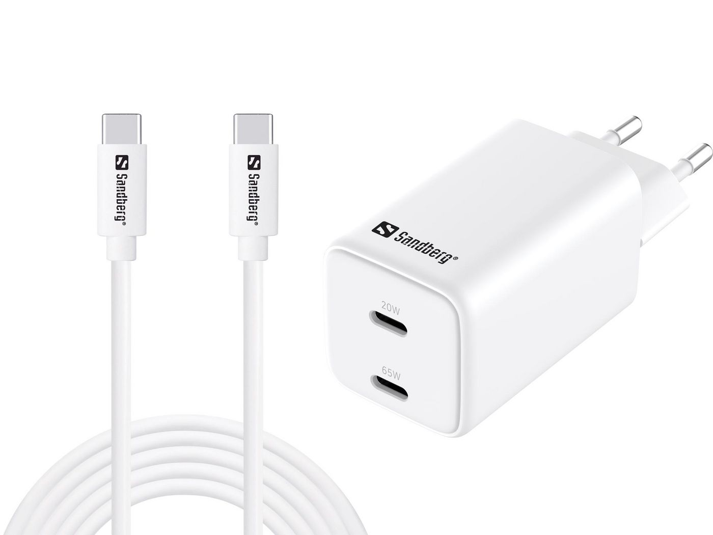 AC Charger USB-C PD65W EU 3M