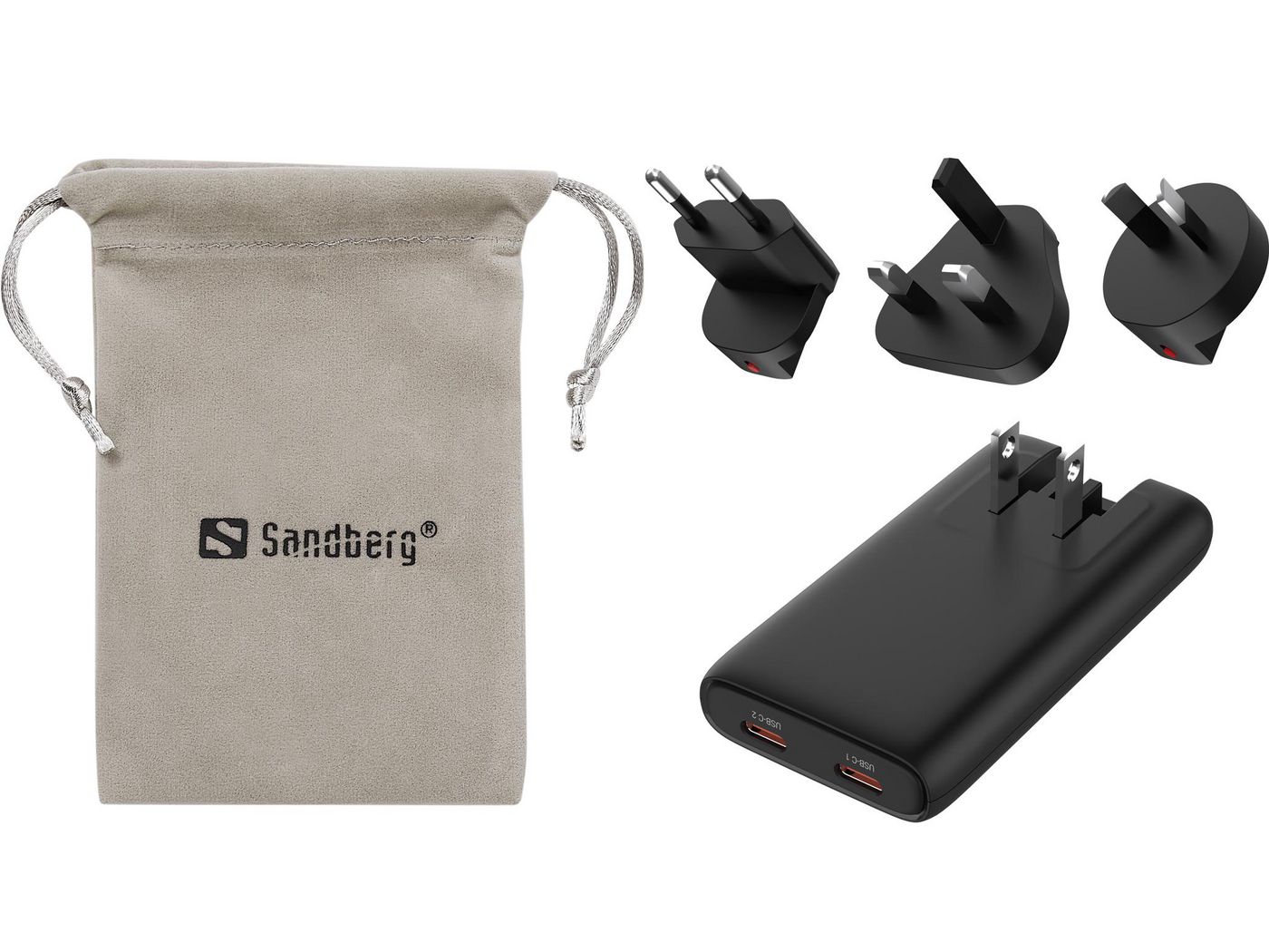 4in1 TravelCharger 65W Black