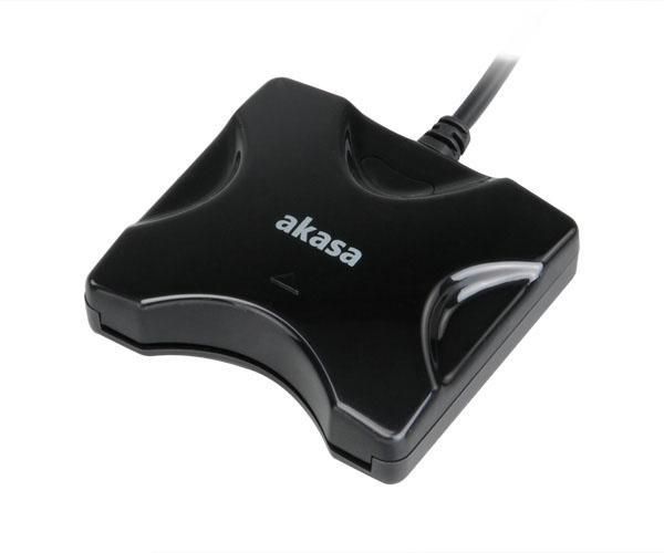 Akasa AK-CR-03BKV2 Interno USB 2.0 Nero lettore di card readers (Akasa AK-CR-03BKV2 - SMART-kortlser -)