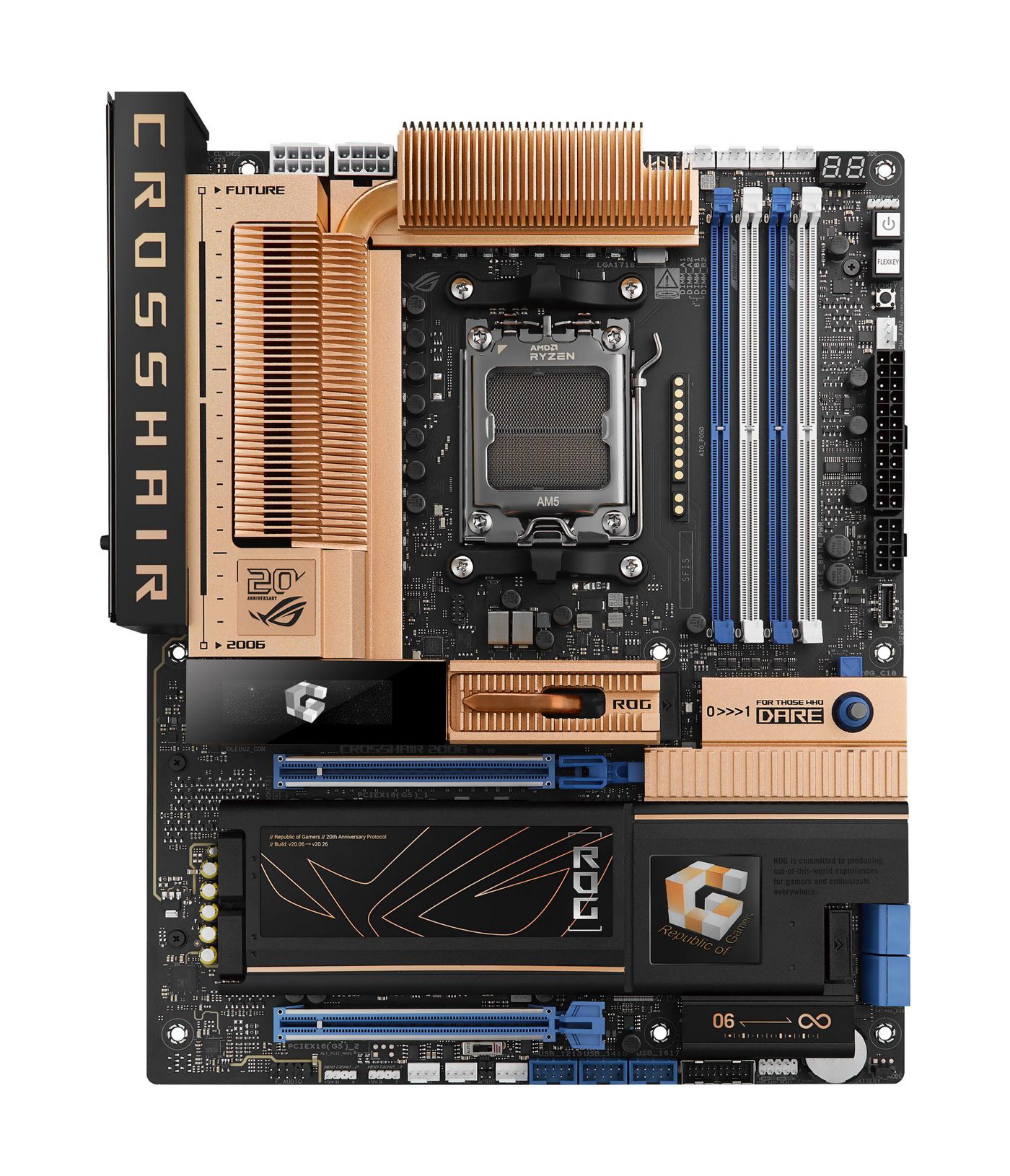 ASUS ROG CROSSHAIR 2006 X870 AM5 MB - 90MB1PP0-M0EAY0
