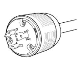 Power Cable 4.5 M Nema L6-20P - CBL-PWRC21-US-L