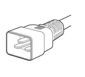 Power Cable 4.5 M C21 Coupler - CBL-PWRC21R-C20-NA