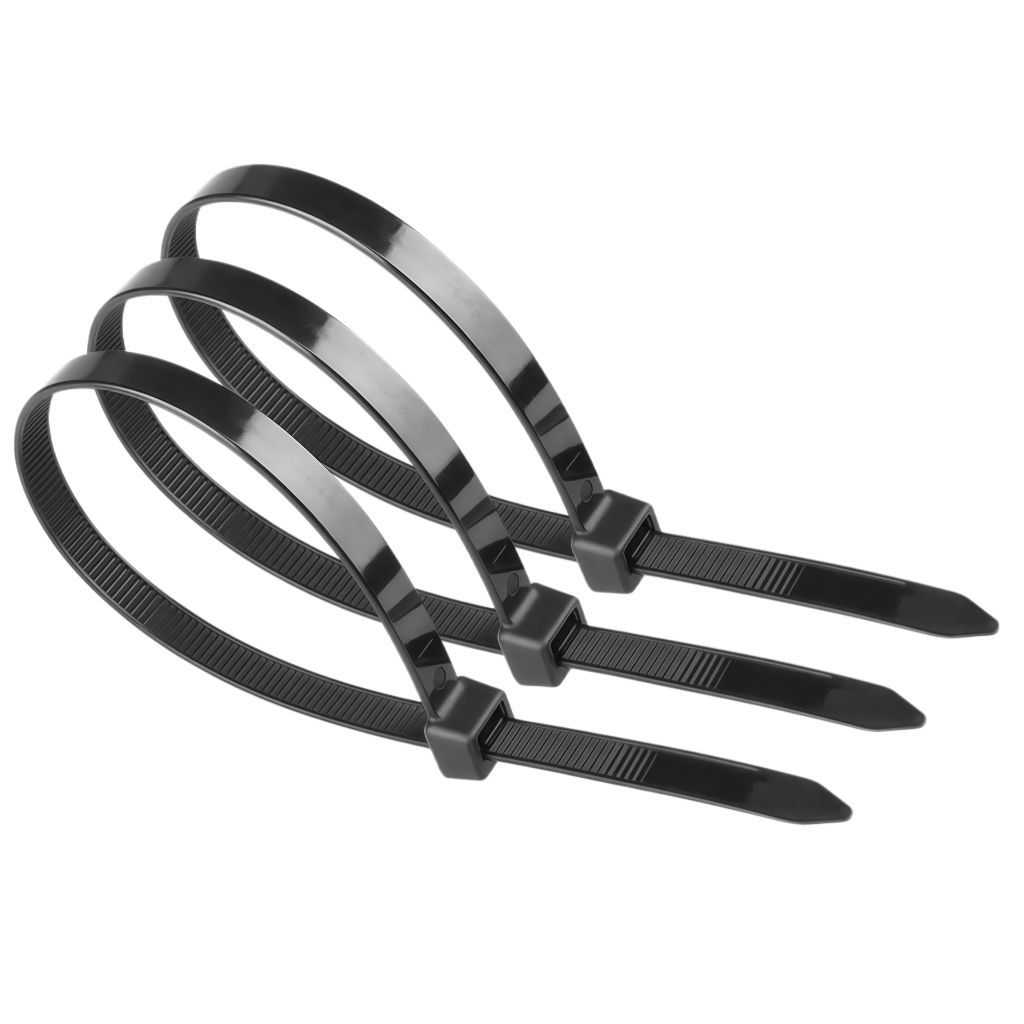 Cable tie 100pcs Black. 203mm