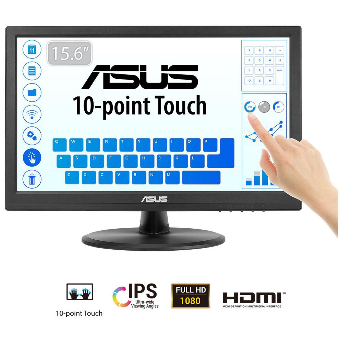 Asus 169He Computer Monitor 39.6