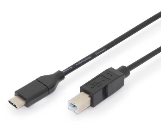 USB C to USB B Cable 2m