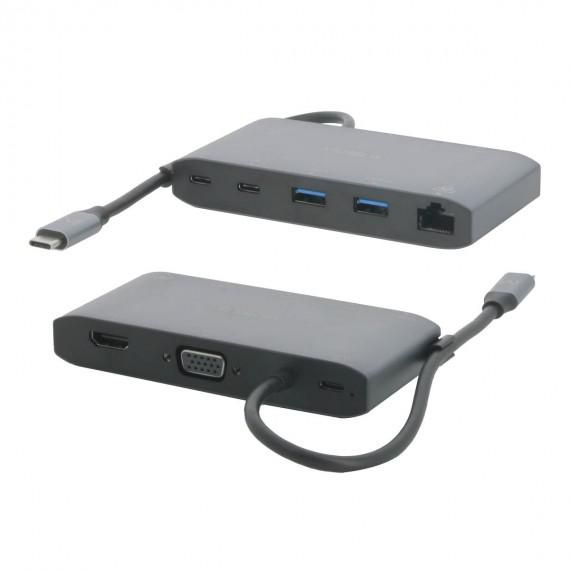 USB-C 8-in-1 Docking Station - 100W Max - 020027