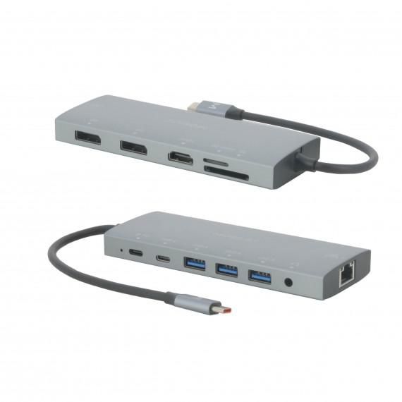 USB-C 12-in-1 Docking Station - 100W Max - 020028