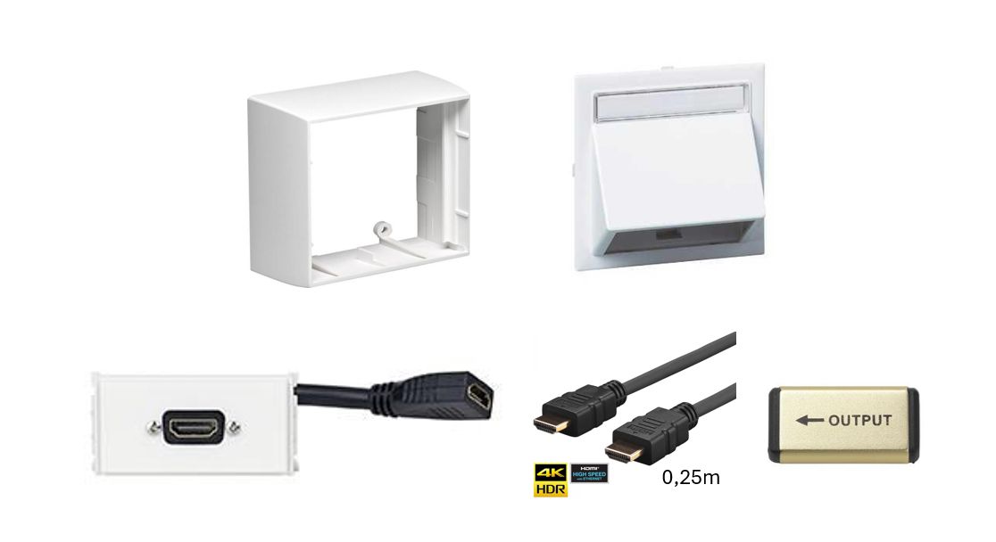 Wall Connection Box HDMI +