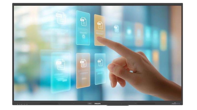 Philips 75"" UHD - 400 Cd/m2 Multi Touch Android 14, Google EDLA