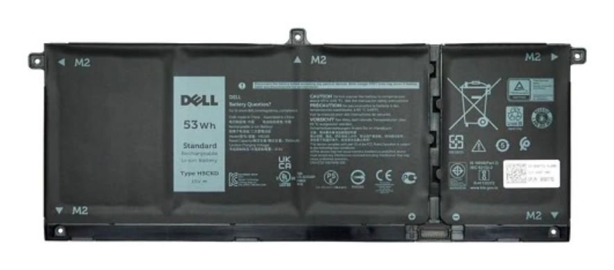 Dell Battery, 53WHR, 4 Cell, Lithium Ion