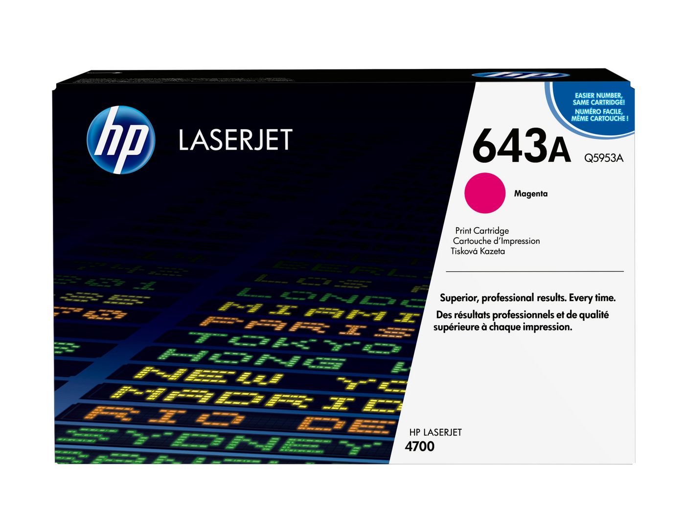 HP Toner Magenta Color 4700 Pages 10000