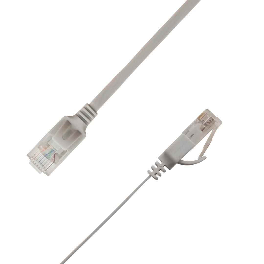 Flat U/UTP Cat6A Grey 4.5m
