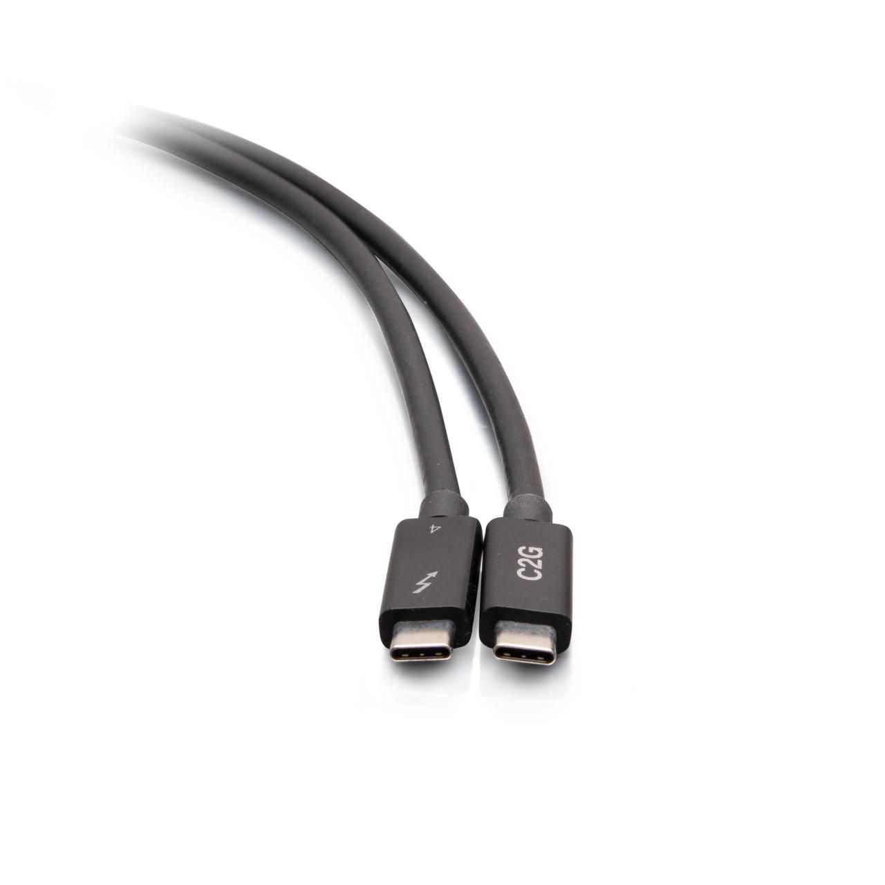 C2G 2.5Ft (0.8M) Thunderbolt 4 Usb-C Cable (40Gbps)