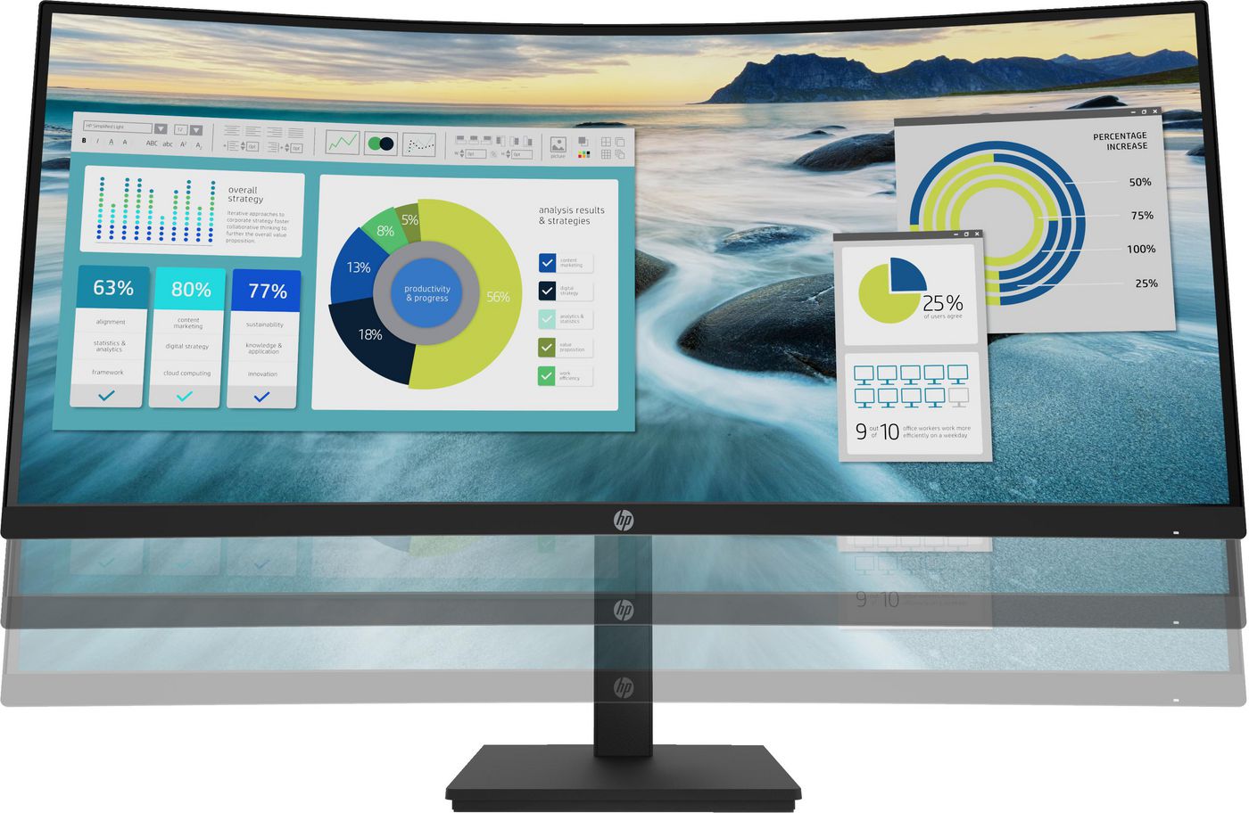 HP P34hc G4 computer monitor 86.4 cm (34"") 3440 x 1440
