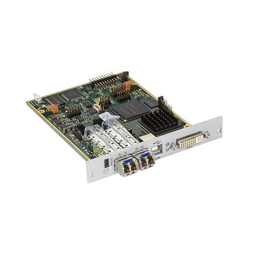 Black Box MODULAR VGA/DVI AND USB HID TX CARD W/REDUNDANT FIBER LINK