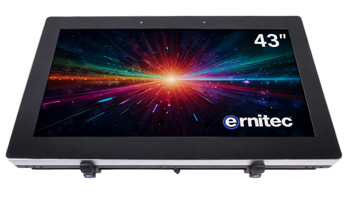 Ernitec 43"" 24/7 4K UHD Monitor - Vandal AND Waterproof - High