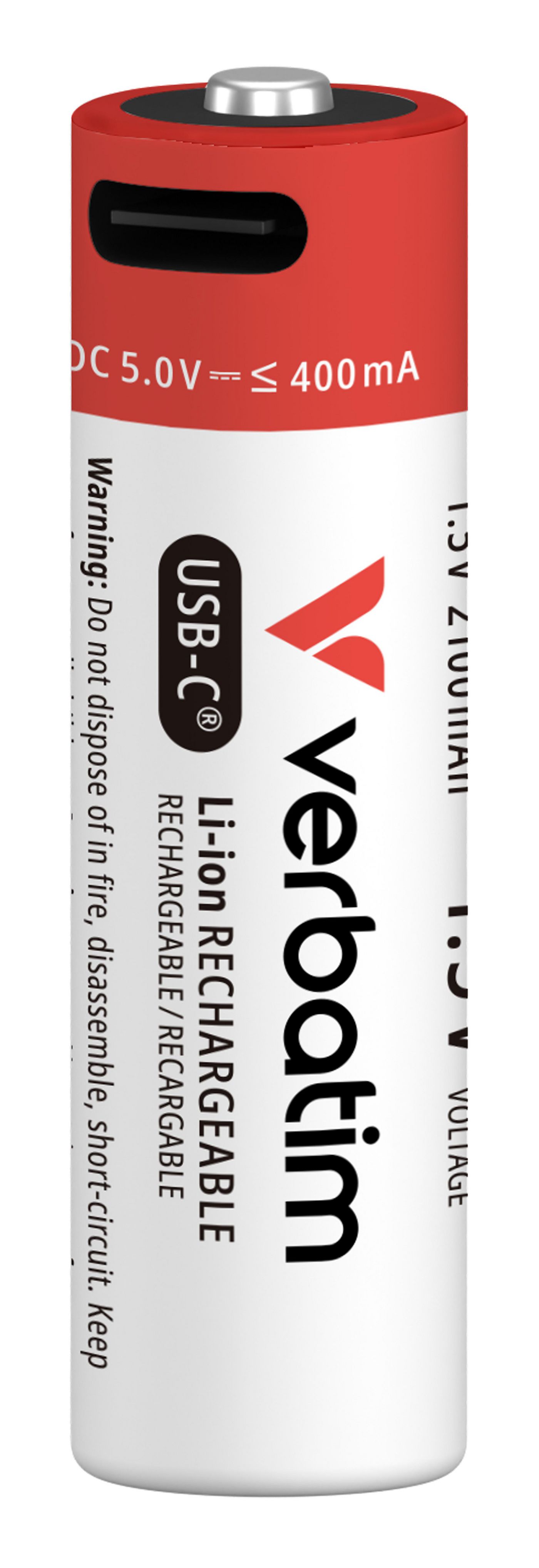 Verbatim V AA USB-C Rechargeable Battery