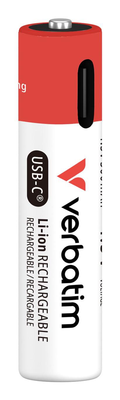Verbatim V AAA USB-C Rechargeable Battery