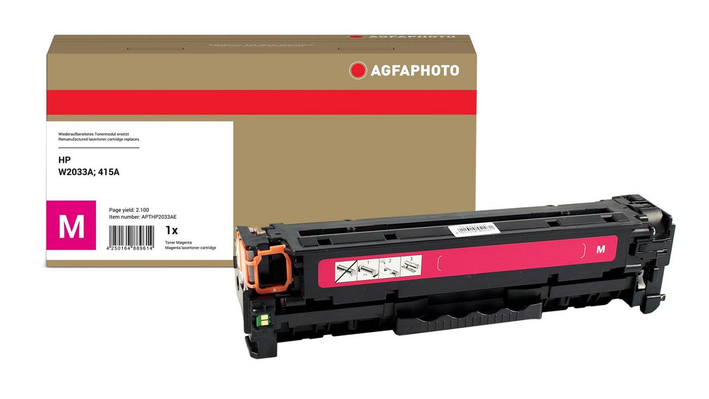 AgfaPhoto TONER MAGENTA, RPL. W2033A 415A