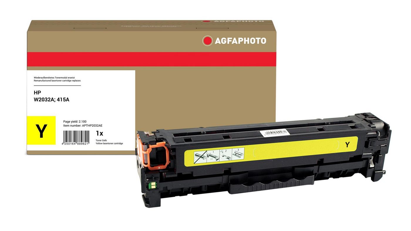 AgfaPhoto TONER YELLOW, RPL. W2032A 415A
