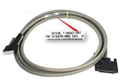 CABLE VERTICAL OFSET,SCSI 12FT - 110942-001