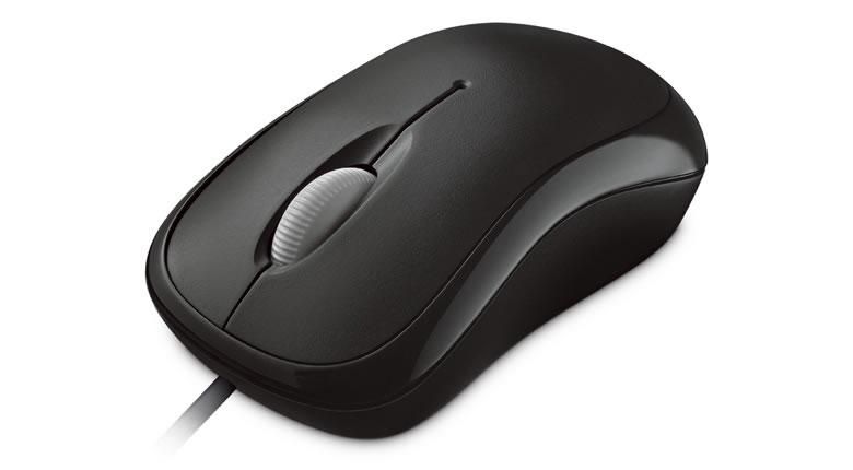 Microsoft 4YH-00007 Basic Optical Mouse Black 