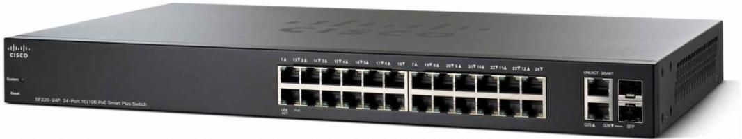 Cisco SF220-24P-K9-EU SF220-24P 24-Port 10100 