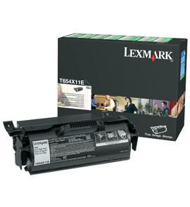 Lexmark T654X11E Black Return Program Print 