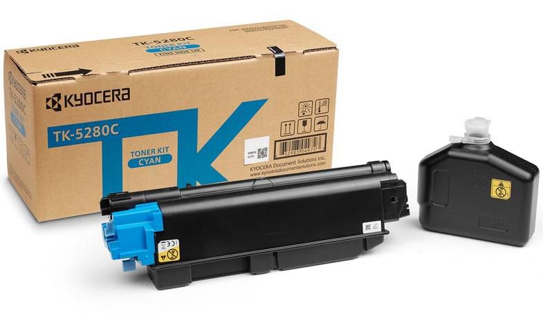 KYOCERA Toner TK-5280C Toner-Kit Cyan (1T02TWCNL0) (TK-5280C)
