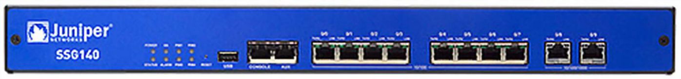 Juniper SSG-140-SH 512 MB memory, 0 PIM cards 