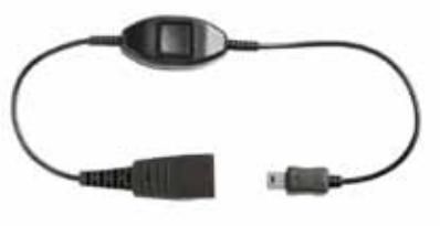 Qd To Mini-USB 30cm Cable With Call-answering Button