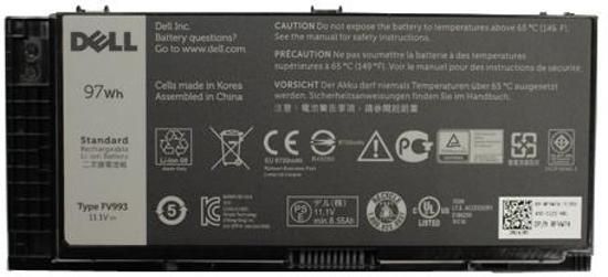 Dell J5CG3 Battery 97Whr 9 Cells 